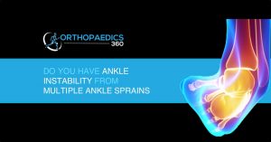 ankle sprains and instability ankle surgeon adelaide recovery treatment