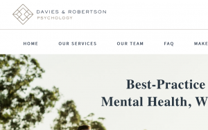 davies and robertson psychology knee hip replacement adelaide